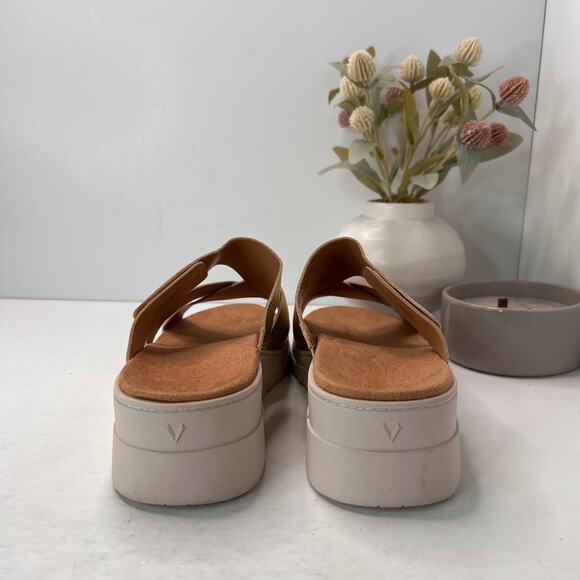 Vionic Uptown Sunset Leather Criss Cross Sandal Comfort Black Women's 13M NWOB - Picture 4 of 10